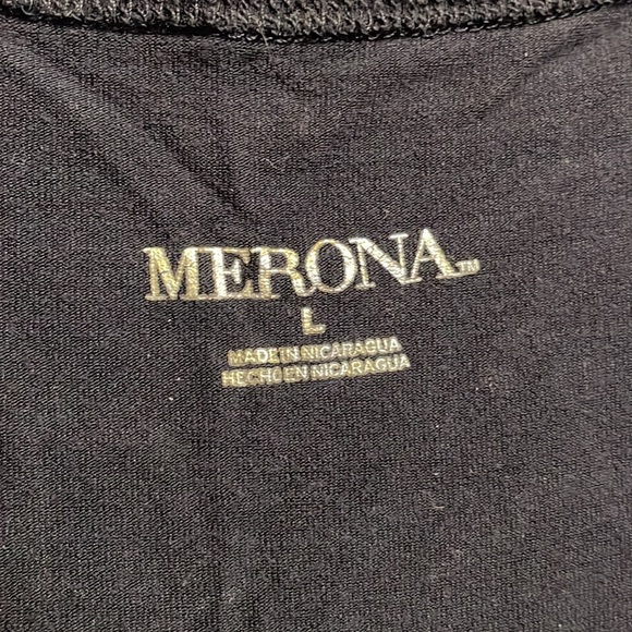 ☘️ Merona Women’s L Navy V-Neck Tee - Picture 2 of 3